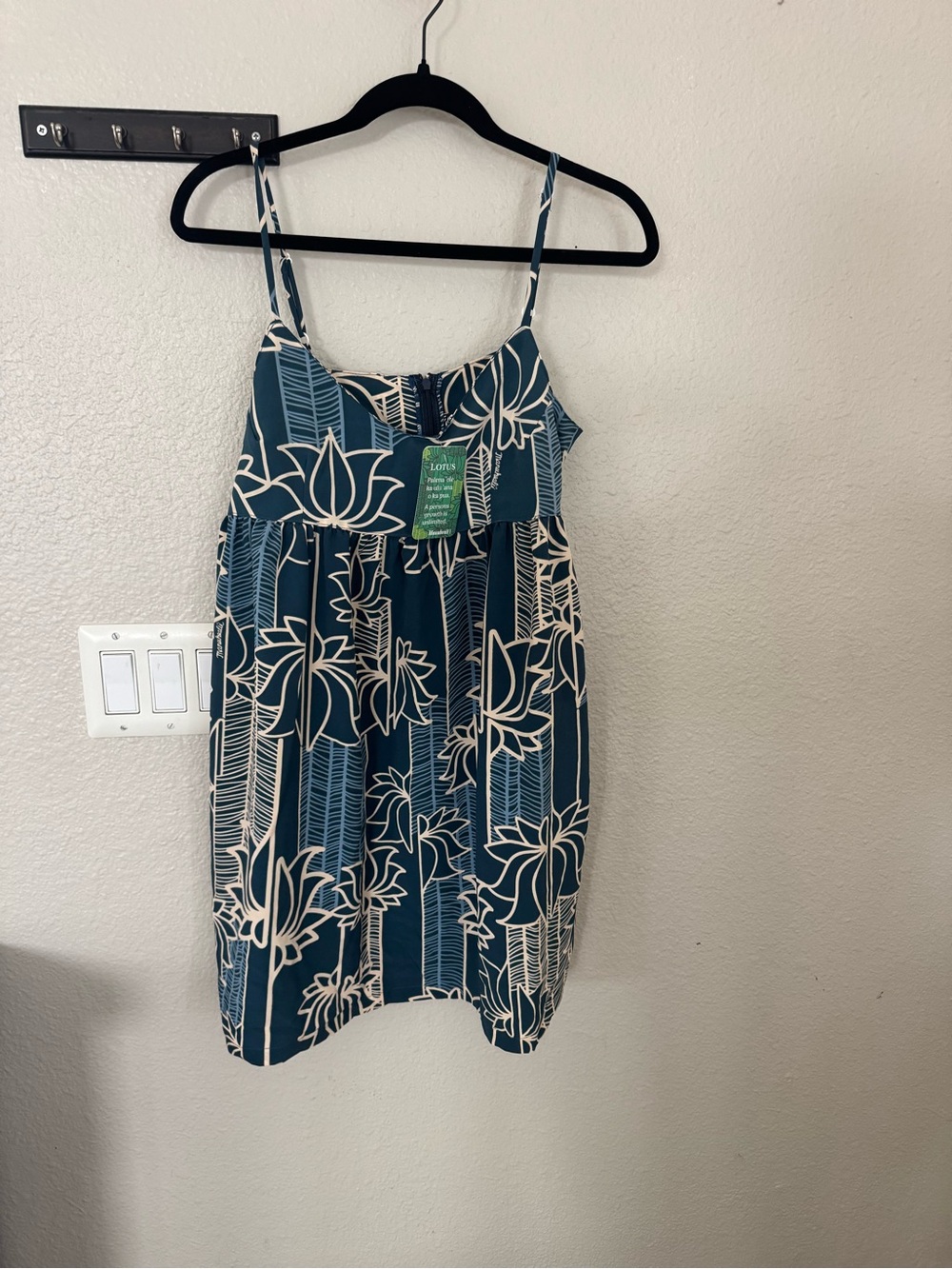 Manuheali’i Bikini Babydoll dress Lotus print